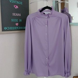 FINAL PRICE·LAST DAY Vintage polyester top